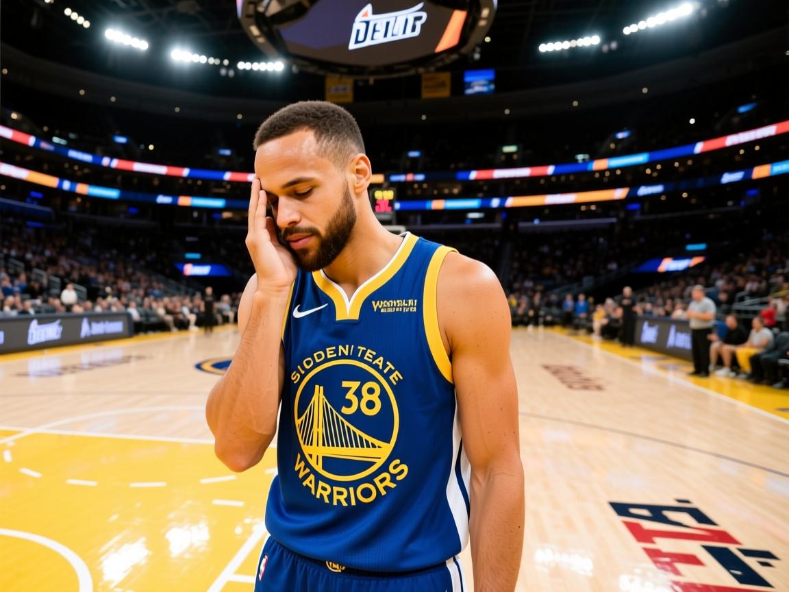 勇士客场遭爵士绝杀,库里无奈  第2张