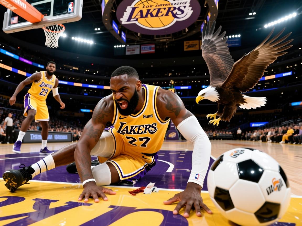 湖人惨败老鹰,遭遇三连败 第2张