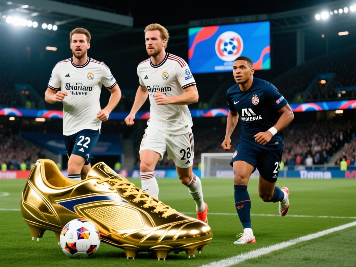 2026欧洲金靴排名:凯恩&哈兰德2分优势领跑姆巴佩紧随其后 第1张